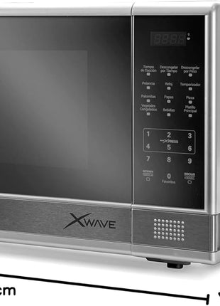 🍽️ Microondas X Wave MWD031E | 0.9 Pies³ | 900 W de Potencia | 10 Niveles | Panel Digital | Color Negro | Compacto y Elegante