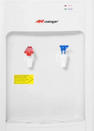 Dispensador de Agua Mirage DISX10 MDD10CB | 3 Temperaturas | Mesa con Garrafón Superior | Color Gris | Compacto 52 cm Alto