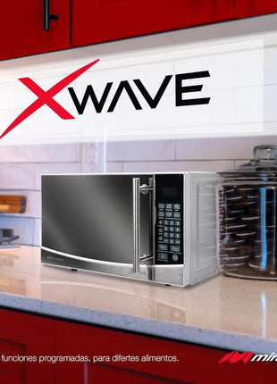 🍽️ Microondas X Wave MWD020E | 0.7 Pies³ | 700 W de Potencia | 6 Niveles | Perillas Manuales | Color Blanco | Compacto y Funcional