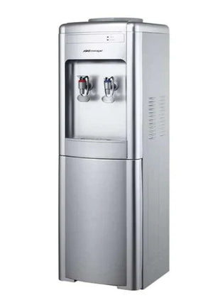 Dispensador de Agua Mirage DISX10 MDD10CS | 3 Temperaturas | Mesa con Garrafón Superior | Color Gris | Compacto 52 cm Alto