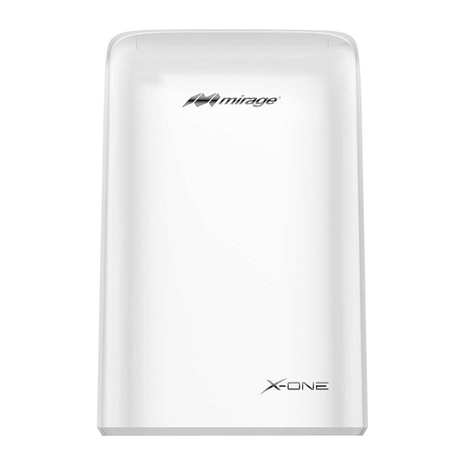Aire acondicionado portatil Mirage, 1 TON, X-ONE, R410A, SOLO ENFRIAMIENTO, 110V