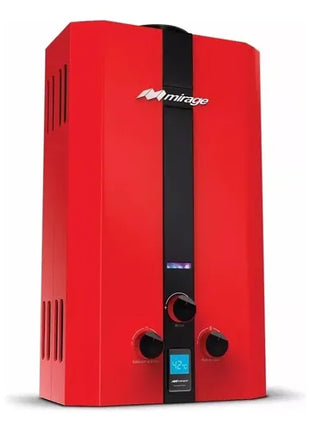 Boiler Serie Flux 16 Litros por Minuto Gas Natural Color Rojo