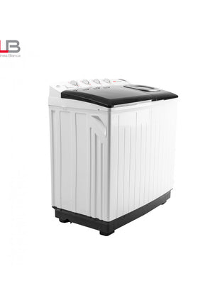 Lavadora Semiautomática Mirage LMS016M | 16 kg | Doble Tina | Ahorro de Agua y Energía | Color Blanco con Tapa Transparente