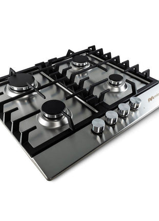 🔥 Parrilla SPARX MPS60GB de Gas | 4 Quemadores | Acero Inoxidable | Encendido Electrónico | Parrillas de Hierro Fundido | 60 cm de Ancho